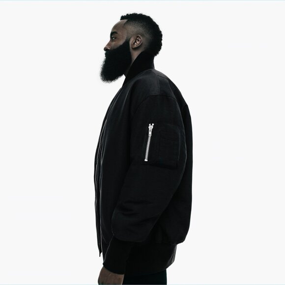 Y-3 X JAMES HARDEN OVERSIZED BOMBER - BLACK - Picture 2 of 8